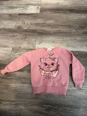 Disney Pink 'Marie' Cat Graphic Sweatshirt